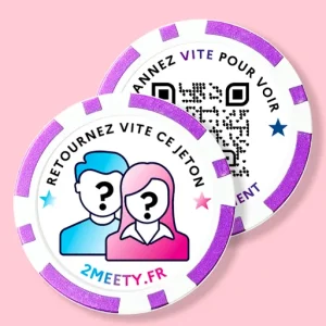 les jetons poker « couple»