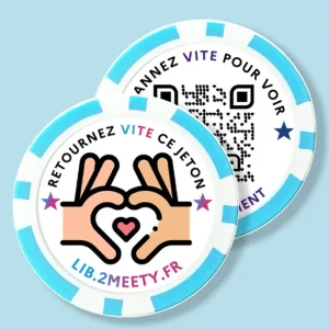 les jetons poker « love »