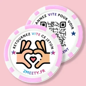 les jetons poker « love »